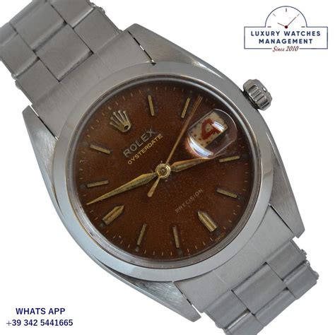 Rolex Oysterdate Precision Oyster Date Tropical dial 